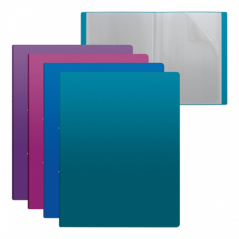 Noutăți Librăria Compas - Caiet de prezentare ErichKrause Matt Vivid A4 40 buzunare culori diferite