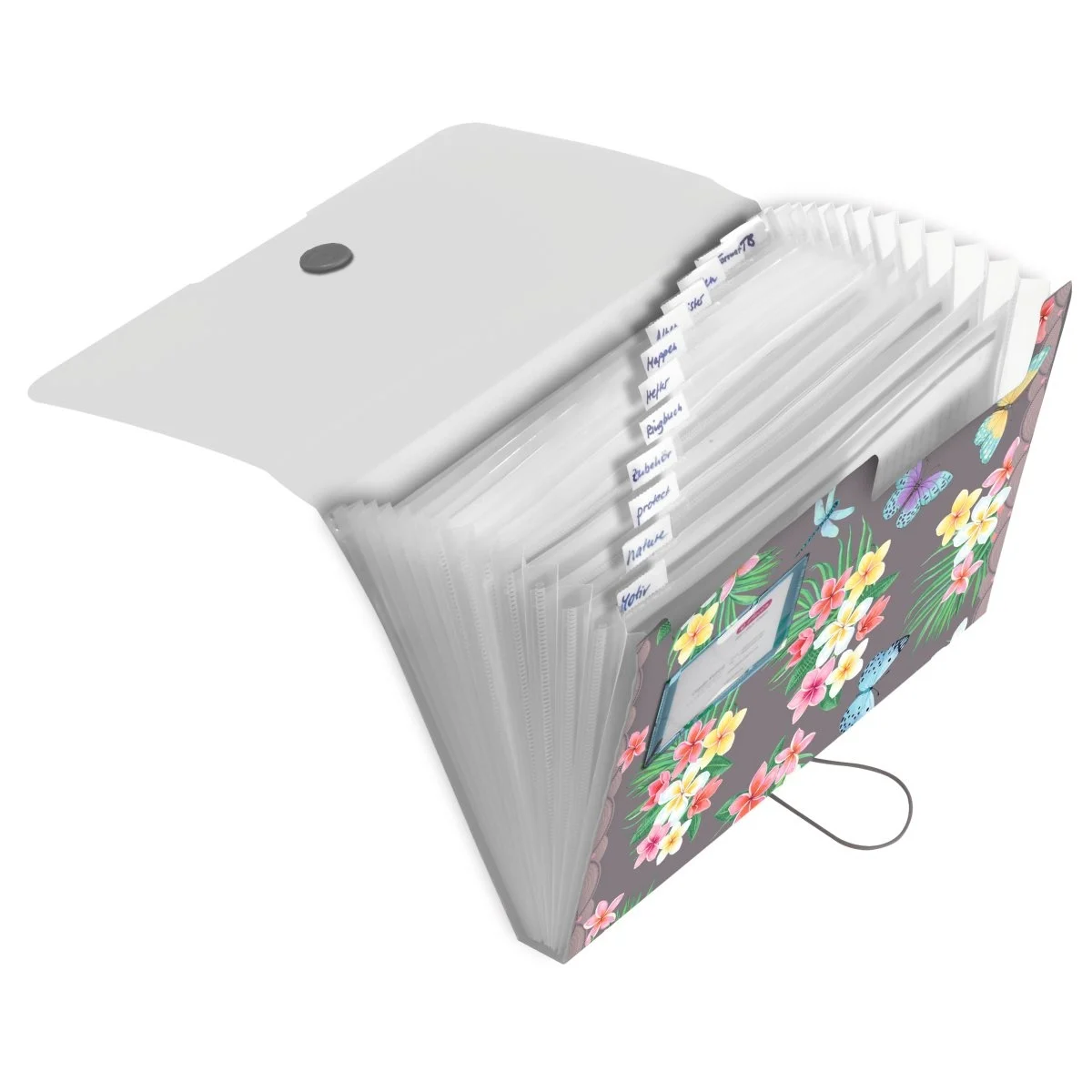 Mapa extensibila EOTG A4 12 compartimente Ladylike Butterflies Herlitz [0]