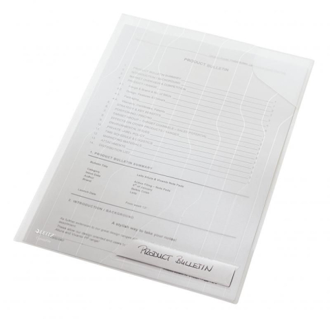 Mapa plastic 40 coli transparenta 5/set combifile A4 Leitz [1]