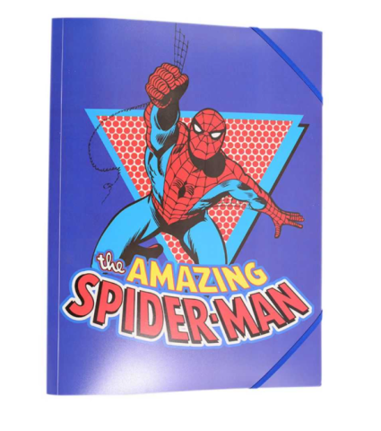 Birotică și accesorii birou - Mapa plastic A4 Spiderman multicolor Pigna