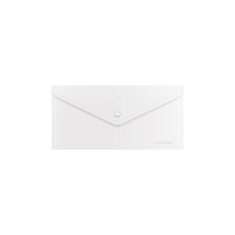 Mape și serviete - Mapa plic ErichKrause Glossy Clear Travel transparenta 255 x 130 mm
