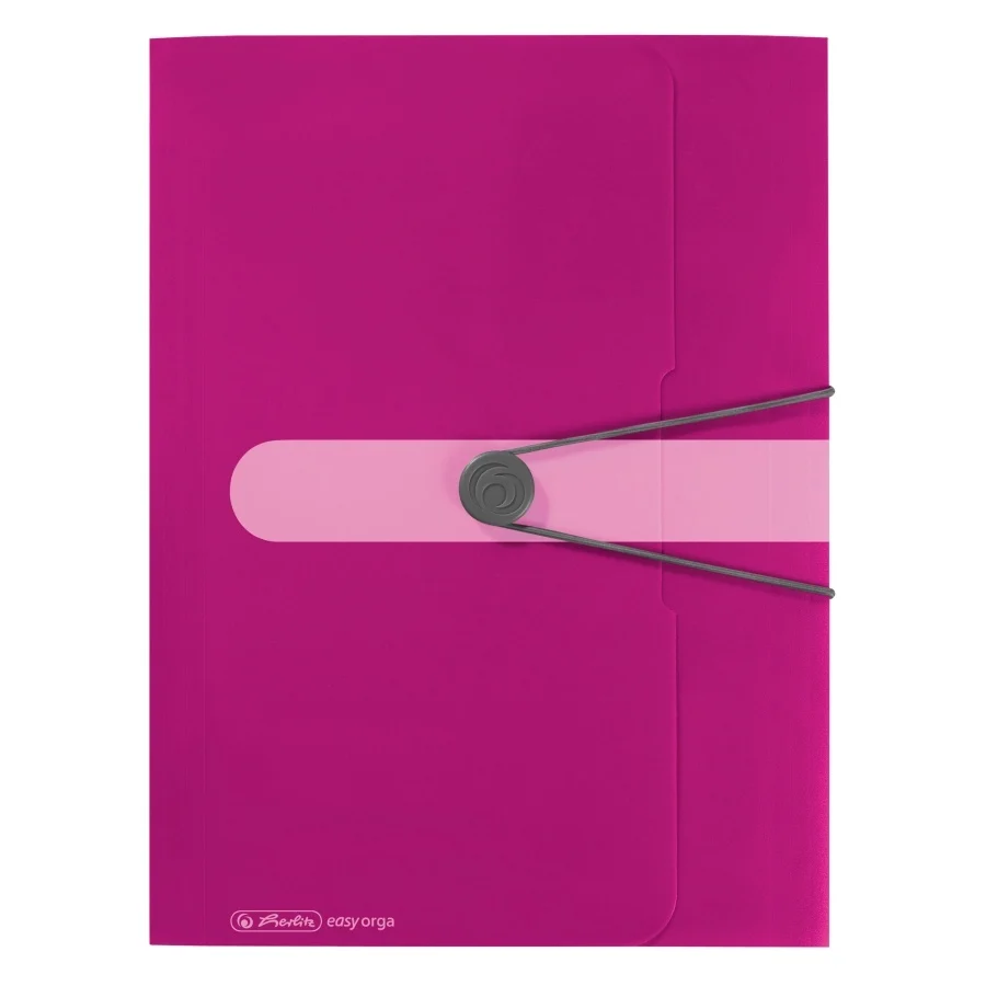 Organizare și arhivare - Mapa PP A4 30mm EOTG inchidere buton Herlitz mov