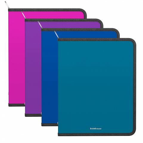 Noutăți Librăria Compas - Dosar cu fermoar pentru caiete ErichKrause Matt Vivid A4 culori diferite