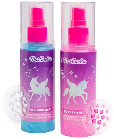 Set pentru copii - Spray-uri de par si stickere Martinelia Galaxy Dreams [1]