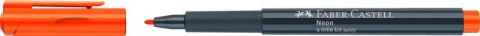 Marker creativ Faber-Castell portocaliu neon 1.5 mm [4]