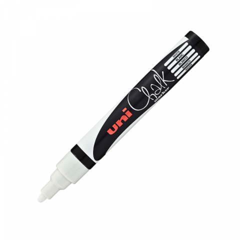 Markere - Marker creta Uni Chalk 1.8-2.5mm alb