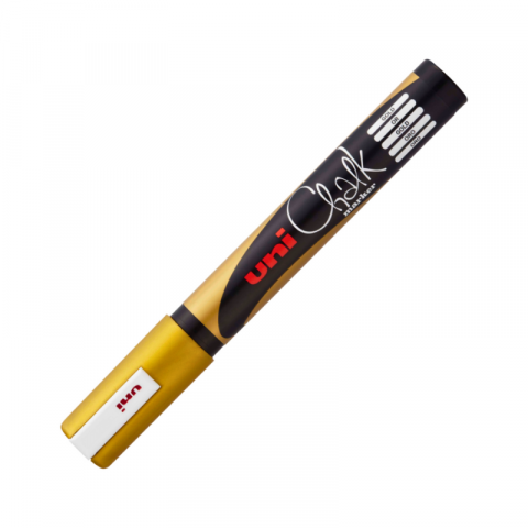 Marker creta Uni Chalk 1.8-2.5mm auriu [1]