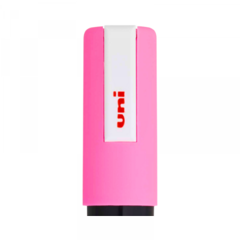 Marker creta Uni Chalk 1.8-2.5mm roz fluorescent [2]