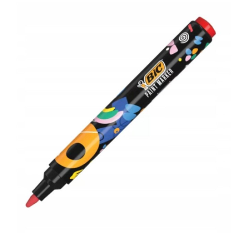 Instrumente de scris - Marker cu vopsea BIC intensity rosu