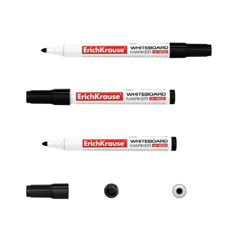 Marker pentru tabla alba ErichKrause W-500 negru [1]