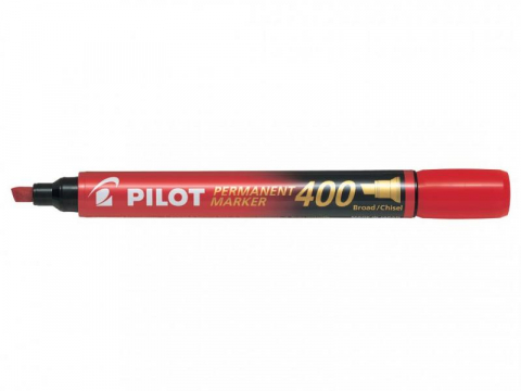 Marker permanent rosu varf tesit 4 mm P400 Pilot [1]