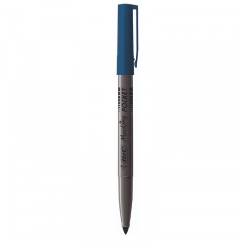Birotică și accesorii birou - Marker permanent albastru 1.0mm BIC 1445