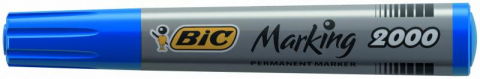 Marker permanent Bic 2000 albastru varf rotund 2.5 mm [1]