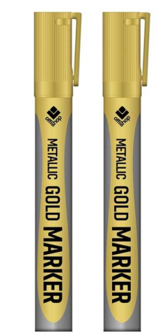 Markere și textmarkere - Marker permanent auriu 2-4 mm OFFISHOP