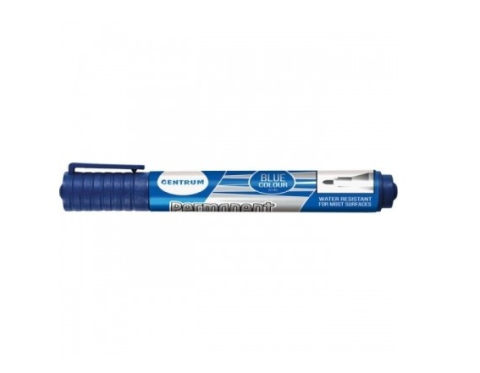 Markere și textmarkere - Permanent marker albastru tip bullet varf rotund 3 mm Centrum