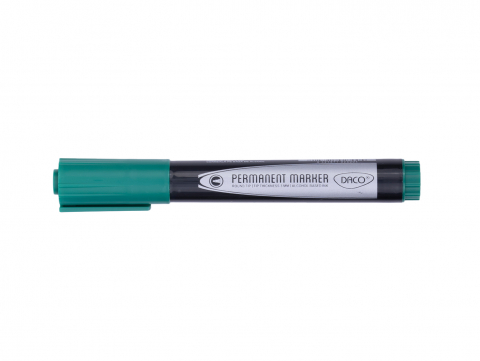 Birotică și accesorii birou - Marker permanent Daco varf rotund 3mm verde