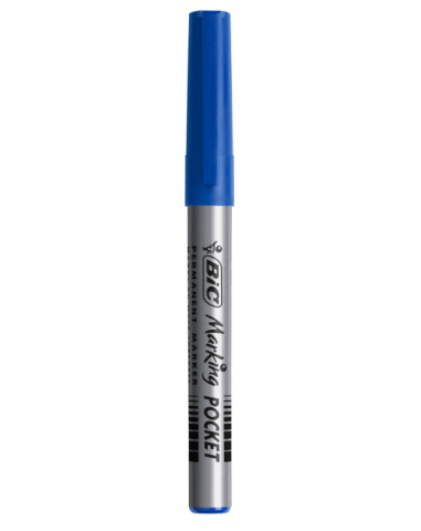 Rechizite școlare - Marker permanent Marking Pocket 1445 albastru 1.1 mm Bic