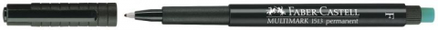 Marker permanent negru 0.6mm F Multimark Faber-Castell [2]