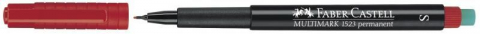 Marker permanent rosu 0.4mm S Multimark Faber-Castell [2]