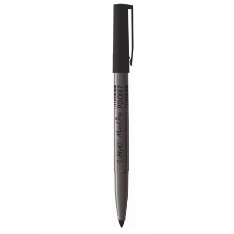 Birotică și accesorii birou - Marker permanent negru 1.0mm Bic