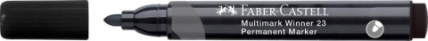 Marker permanent negru varf rotund Multimark Winner 23 Faber-Castell [1]