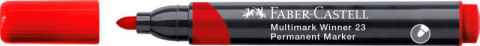 Marker permanent rosu varf rotund Multimark Winner 23 Faber-Castell [1]