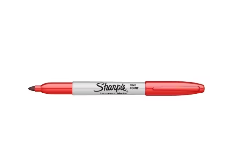Rechizite școlare - Marker permanent rosu varf 0.9 mm Sharpie