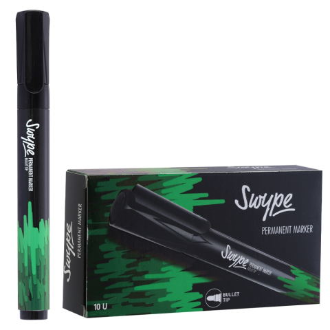 Marker permanent Swype verde Linc [0]