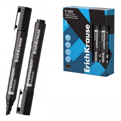 Birotică și accesorii birou - Marker permanent varf tesit P-500 Erich Krause