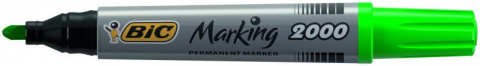 Marker permanent Bic 2000 verde varf rotund 2.5 mm [4]