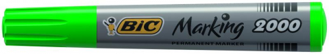 Marker permanent Bic 2000 verde varf rotund 2.5 mm [3]