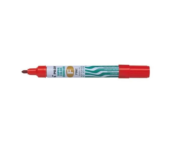 Marker permanent Pilot 1.0 mm varf rotund rosu [2]