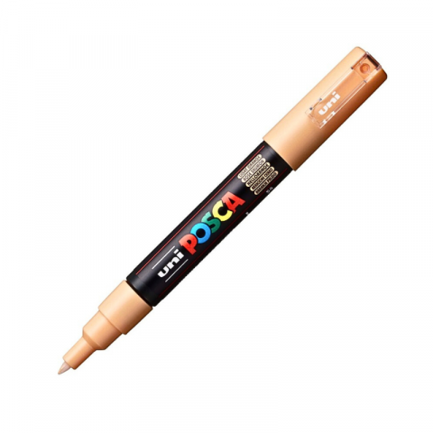 Rechizite școlare - Marker Uni Posca 0.7mm portocaliu deschis