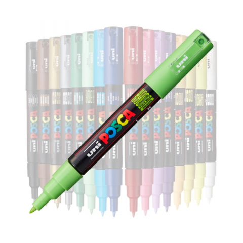 Marker Uni pc-1m Posca 0.7mm verde mar [1]