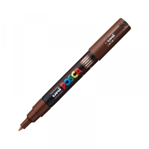 Noutăți Librăria Compas - Marker Uni pc-1m Posca 0.7mm maro