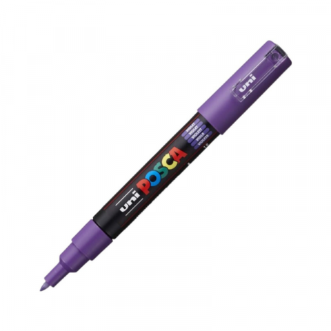 Noutăți Librăria Compas - Marker Uni pc-1m Posca 0.7mm violet