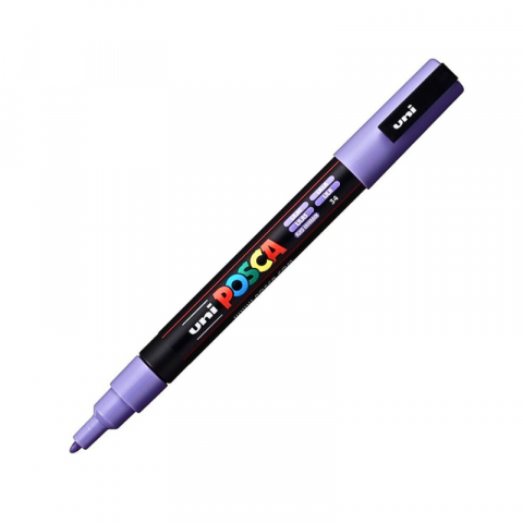 Markere - Marker Uni pc-3m Posca 0.9-1.3mm mov/liliac