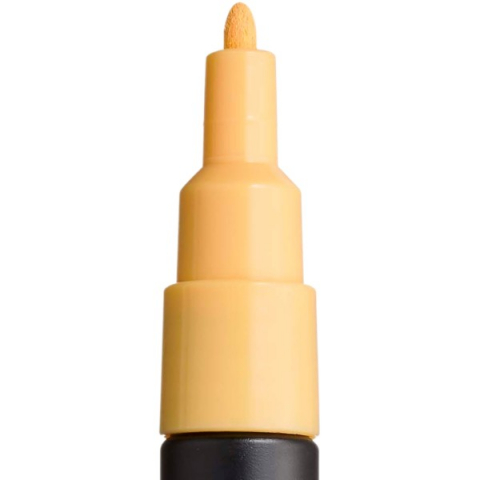 Marker UNI Posca PC-3M varf rotund 0.9-1.3mm portocaliu deschis [1]