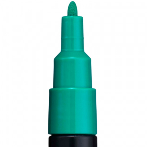 Marker UNI Posca PC-3M varf rotund 0.9-1.3mm verde smarald [1]