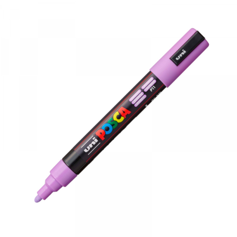 Noutăți Librăria Compas - Marker Uni pc-5m Posca 1.8-2.5mm mov lavanda