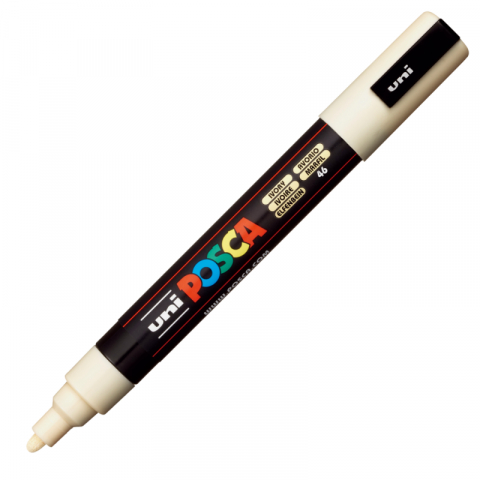 Promoții de Toamnă - Marker UNI Posca PC-5M varf rotund 1.8-2.5mm fildes