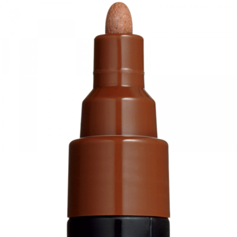 Marker UNI Posca PC-5M varf rotund 1.8-2.5mm maro [1]