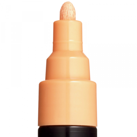 Marker UNI Posca PC-5M varf rotund 1.8-2.5mm portocaliu deschis [2]