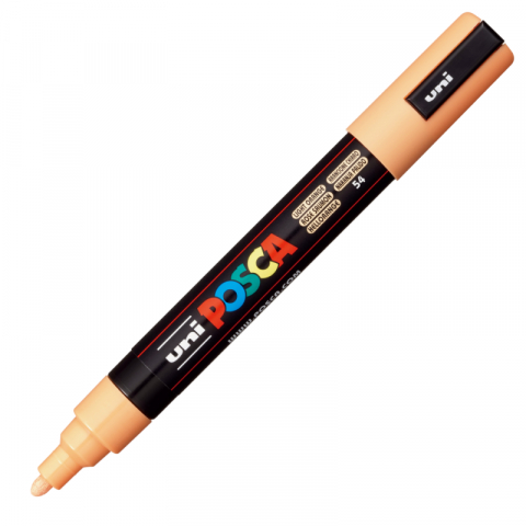 Promoții de Toamnă - Marker UNI Posca PC-5M varf rotund 1.8-2.5mm portocaliu deschis