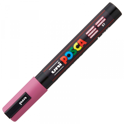 Promoții de Toamnă - Marker UNI Posca PC-5M varf rotund 1.8-2.5mm roz zmeura