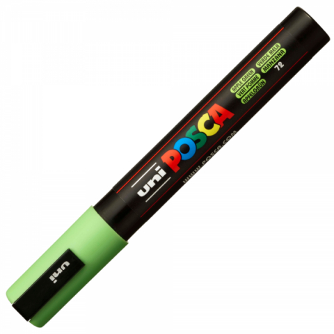 Marker UNI Posca PC-5M varf rotund 1.8-2.5mm verde mar [2]
