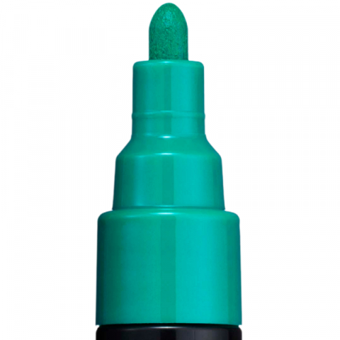 Marker UNI Posca PC-5M varf rotund 1.8-2.5mm verde smarald [3]