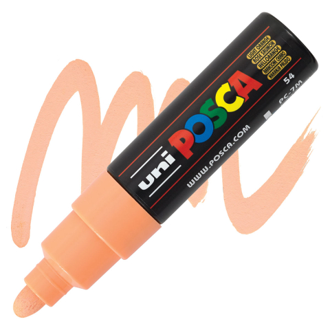 Rechizite școlare - Marker Uni Posca PC-7M portocaliu deschis