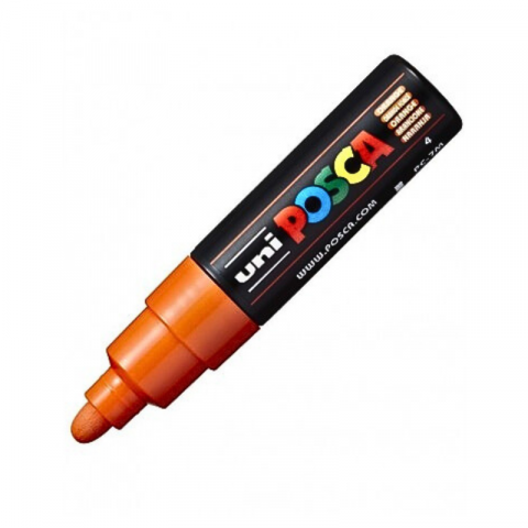 Rechizite școlare - Marker Uni Posca 4.5-5.5mm portocaliu