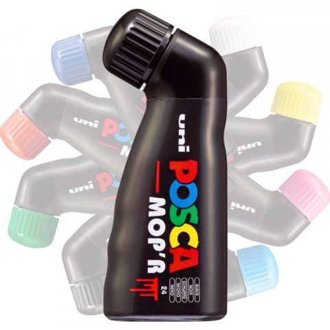 Marker Uni pcm22 mopr Posca 3-19mm varf buretat negru [1]